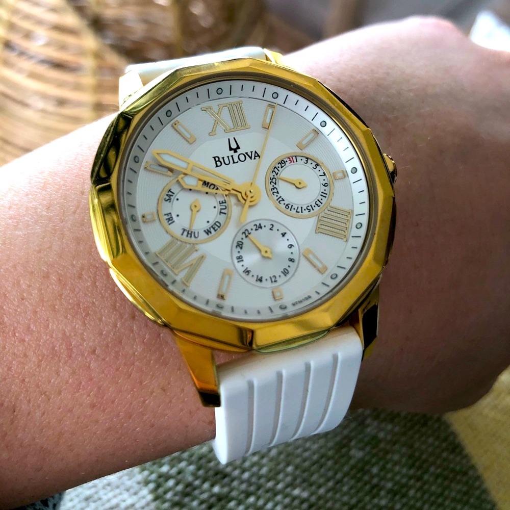 Bulova Silicone Strap Women’s Watch